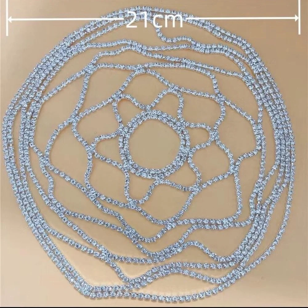 Elegant Silver Crystal Headpiece